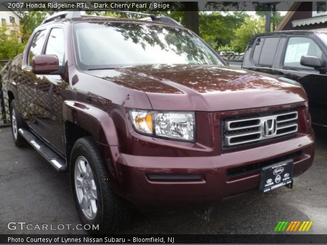 2007 Honda Ridgeline RTL in Dark Cherry Pearl