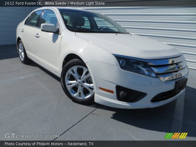 2012 Ford Fusion SE in White Suede