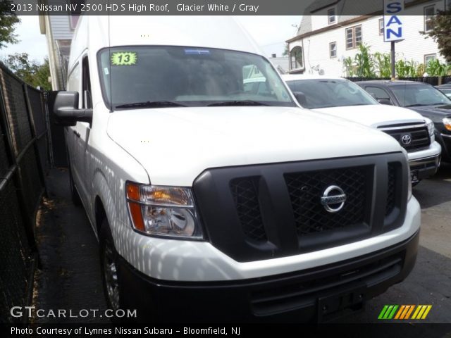 2013 Nissan NV 2500 HD S High Roof in Glacier White