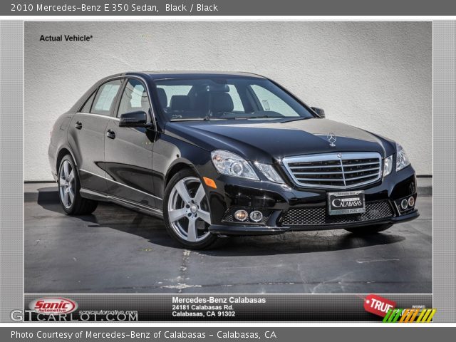 2010 Mercedes-Benz E 350 Sedan in Black
