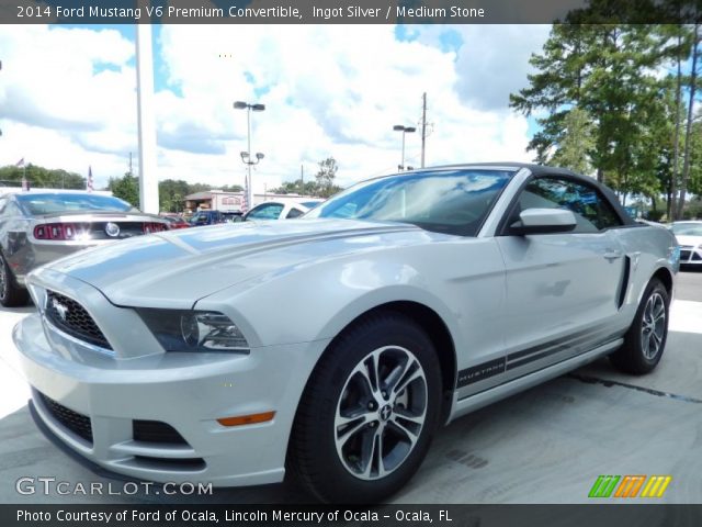 2014 Ford Mustang V6 Premium Convertible in Ingot Silver