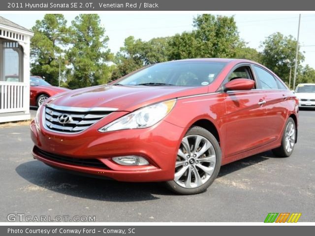 2011 Hyundai Sonata SE 2.0T in Venetian Red