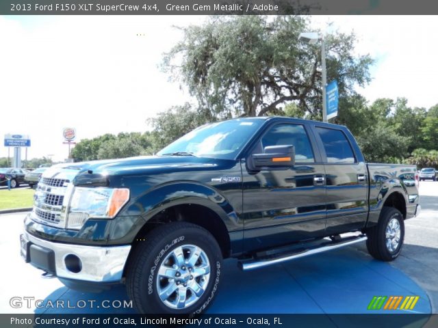 2013 Ford F150 XLT SuperCrew 4x4 in Green Gem Metallic