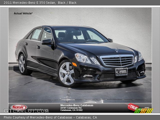 2011 Mercedes-Benz E 350 Sedan in Black