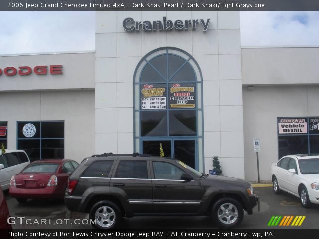 2006 Jeep Grand Cherokee Limited 4x4 in Dark Khaki Pearl