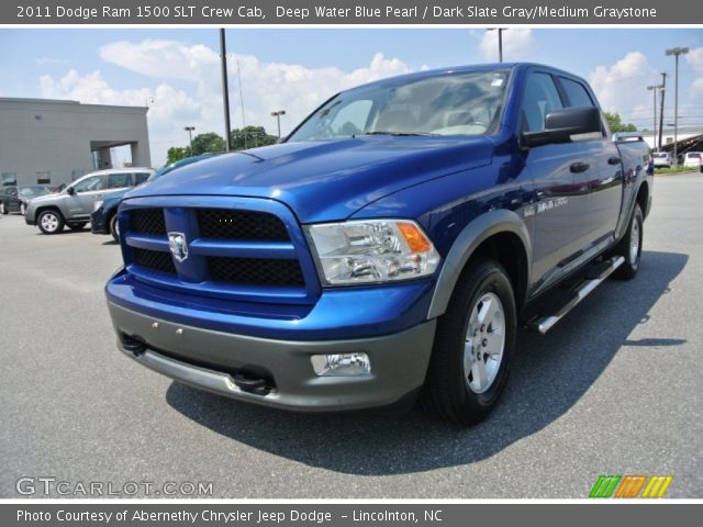 2011 Dodge Ram 1500 SLT Crew Cab in Deep Water Blue Pearl