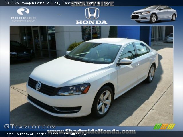 2012 Volkswagen Passat 2.5L SE in Candy White
