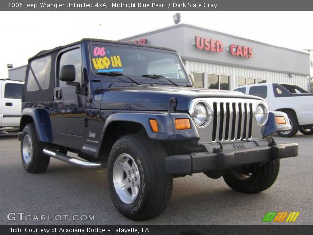 2006 Jeep Wrangler Unlimited 4x4 in Midnight Blue Pearl