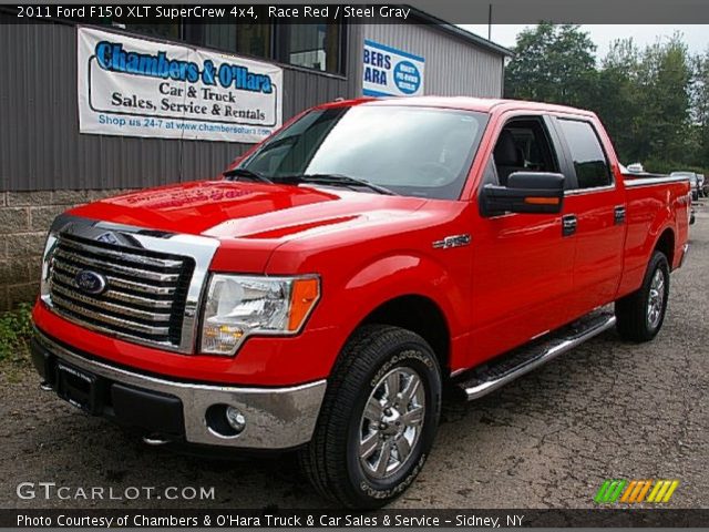 2011 Ford F150 XLT SuperCrew 4x4 in Race Red