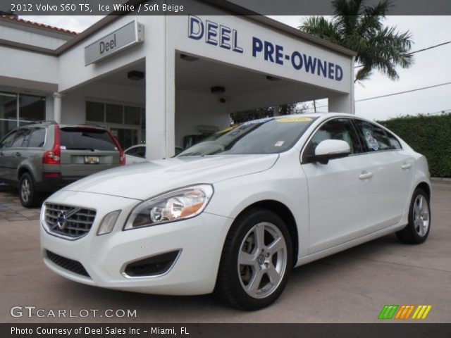 2012 Volvo S60 T5 in Ice White