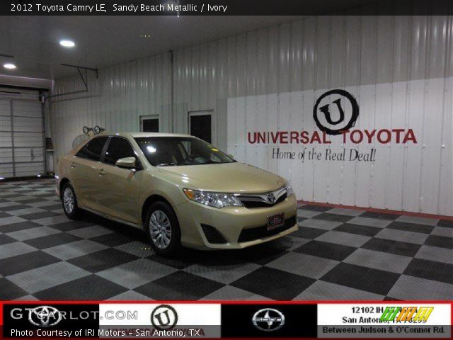 2012 Toyota Camry LE in Sandy Beach Metallic