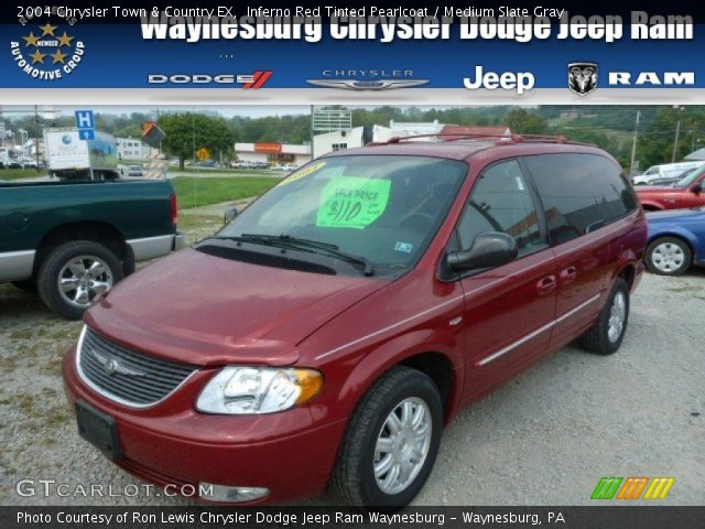 2004 Chrysler Town & Country EX in Inferno Red Tinted Pearlcoat