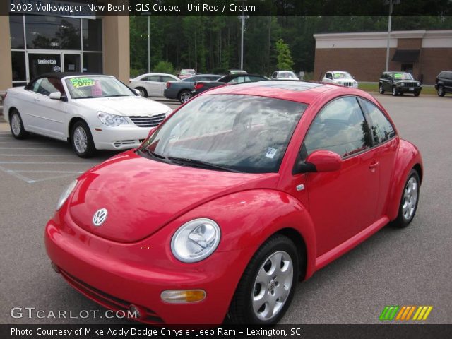 2003 Volkswagen New Beetle GLS Coupe in Uni Red