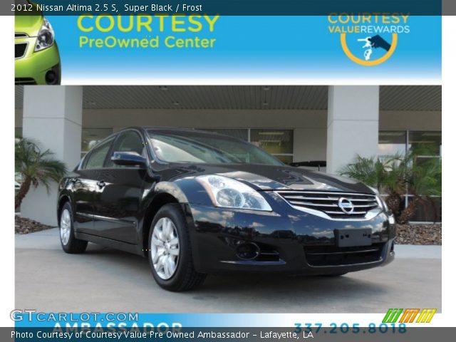 2012 Nissan Altima 2.5 S in Super Black