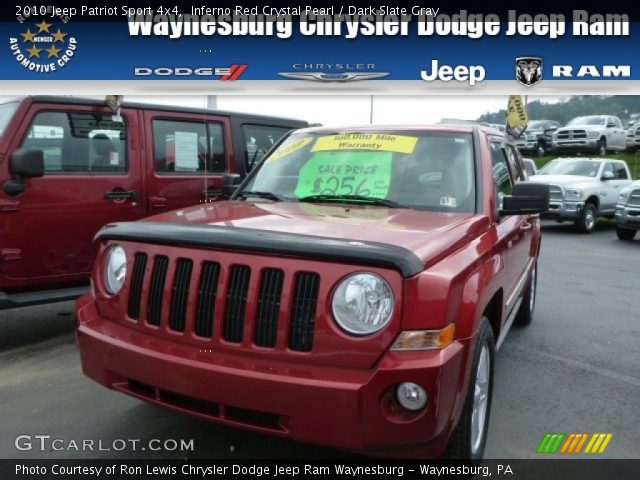 2010 Jeep Patriot Sport 4x4 in Inferno Red Crystal Pearl