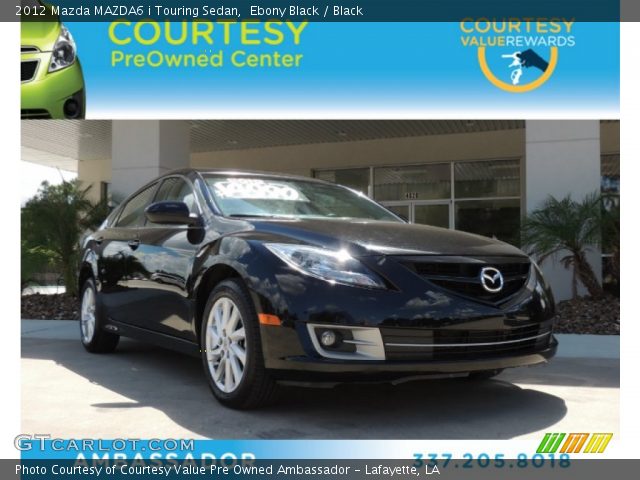 2012 Mazda MAZDA6 i Touring Sedan in Ebony Black