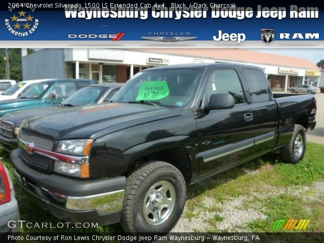 2004 Chevrolet Silverado 1500 LS Extended Cab 4x4 in Black