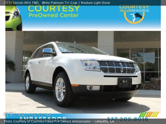 2010 Lincoln MKX FWD in White Platinum Tri-Coat