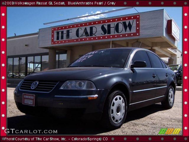 2003 Volkswagen Passat GL Sedan in Blue Anthracite Pearl
