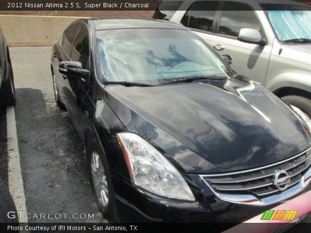 2012 Nissan Altima 2.5 S in Super Black