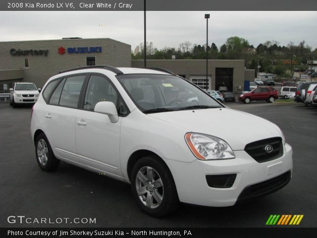 2008 Kia Rondo LX V6 in Clear White