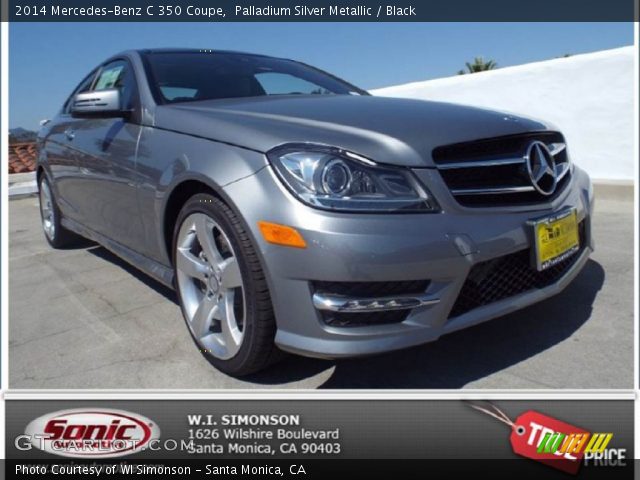 2014 Mercedes-Benz C 350 Coupe in Palladium Silver Metallic