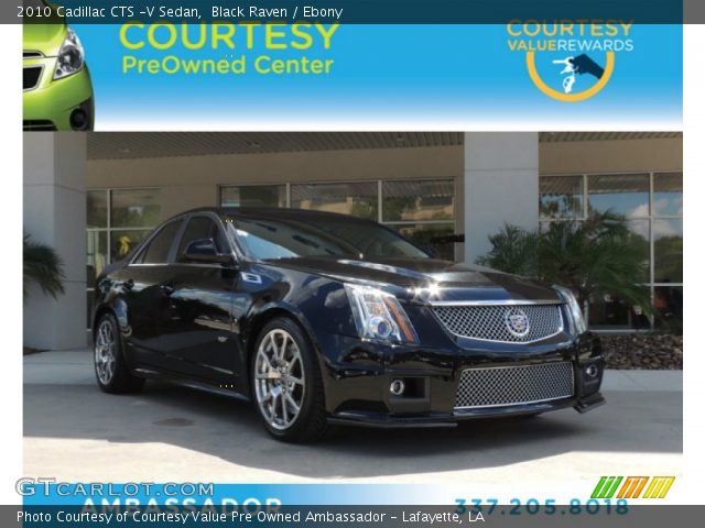 2010 Cadillac CTS -V Sedan in Black Raven