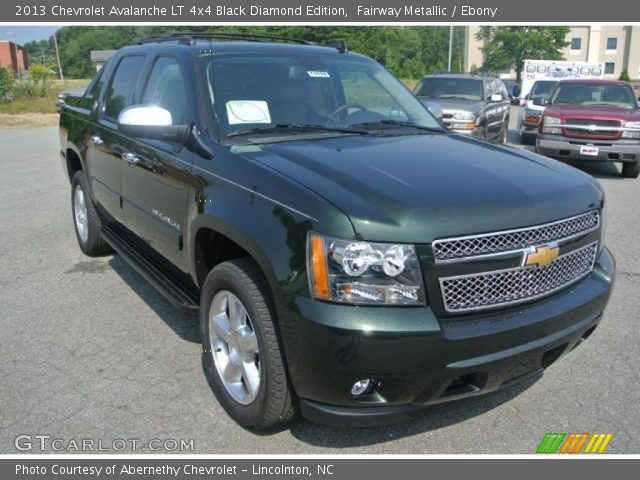 2013 Chevrolet Avalanche LT 4x4 Black Diamond Edition in Fairway Metallic