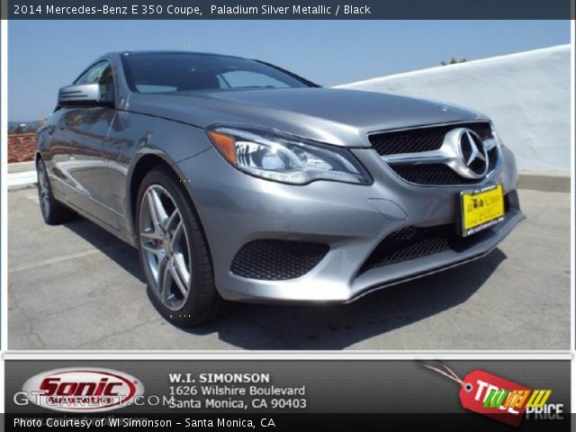 2014 Mercedes-Benz E 350 Coupe in Paladium Silver Metallic