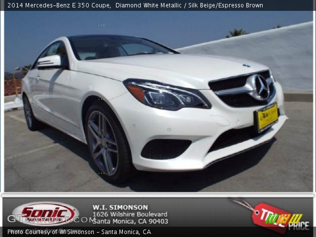 2014 Mercedes-Benz E 350 Coupe in Diamond White Metallic