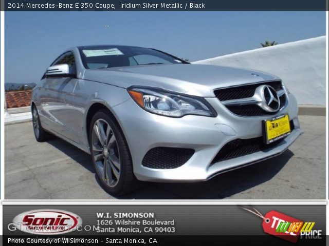 2014 Mercedes-Benz E 350 Coupe in Iridium Silver Metallic