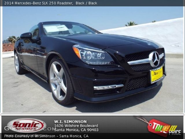 2014 Mercedes-Benz SLK 250 Roadster in Black