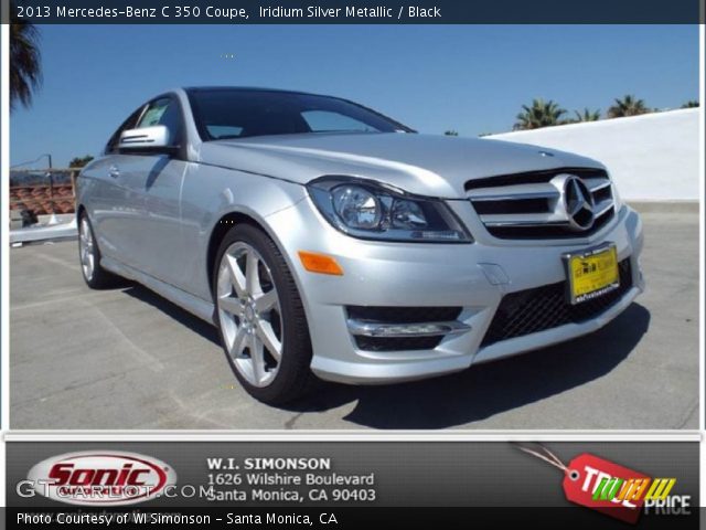 2013 Mercedes-Benz C 350 Coupe in Iridium Silver Metallic