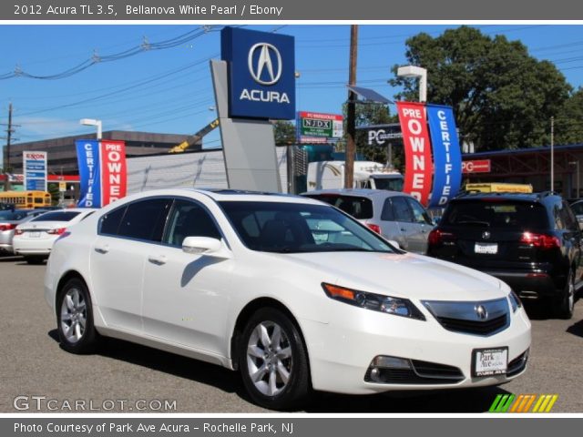 2012 Acura TL 3.5 in Bellanova White Pearl