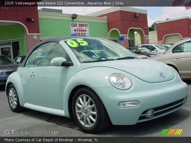 2005 Volkswagen New Beetle GLS Convertible in Aquarius Blue