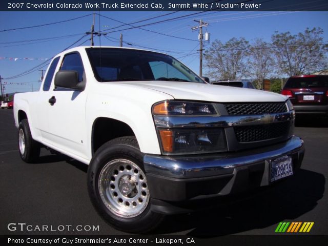 2007 Chevrolet Colorado Work Truck Extended Cab in Summit White