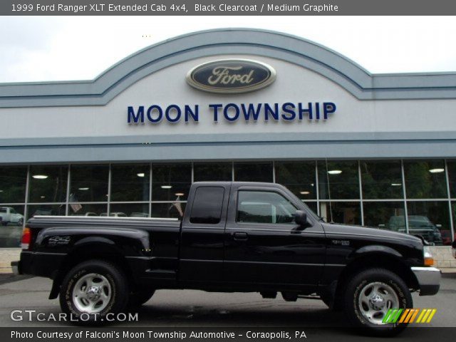 1999 Ford Ranger XLT Extended Cab 4x4 in Black Clearcoat