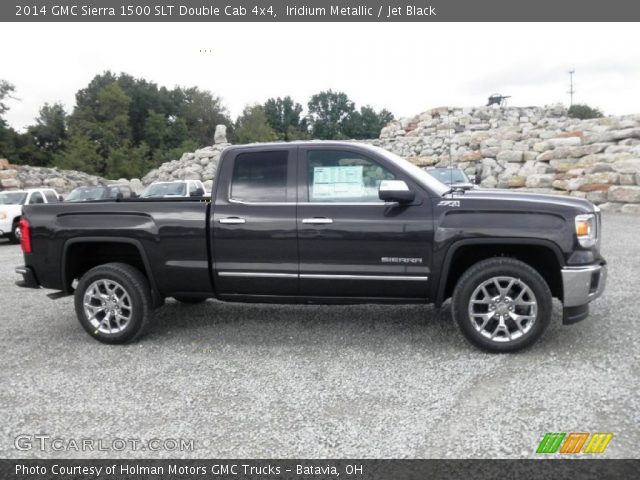 2014 GMC Sierra 1500 SLT Double Cab 4x4 in Iridium Metallic