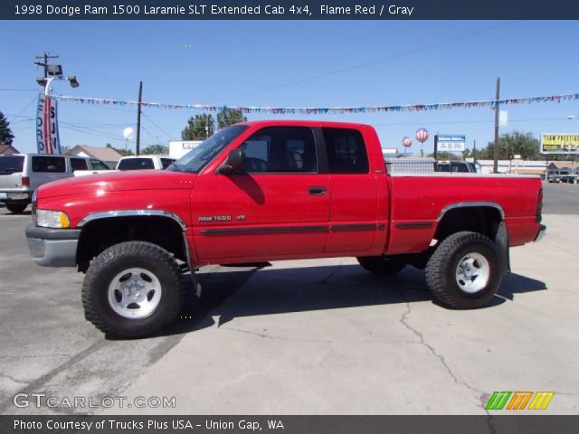 1998 Dodge Ram 1500 Laramie SLT Extended Cab 4x4 in Flame Red