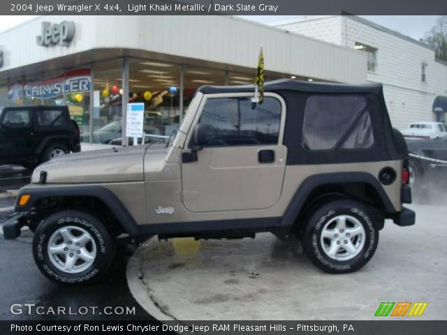 2004 Jeep Wrangler X 4x4 in Light Khaki Metallic