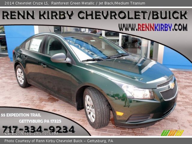 2014 Chevrolet Cruze LS in Rainforest Green Metallic