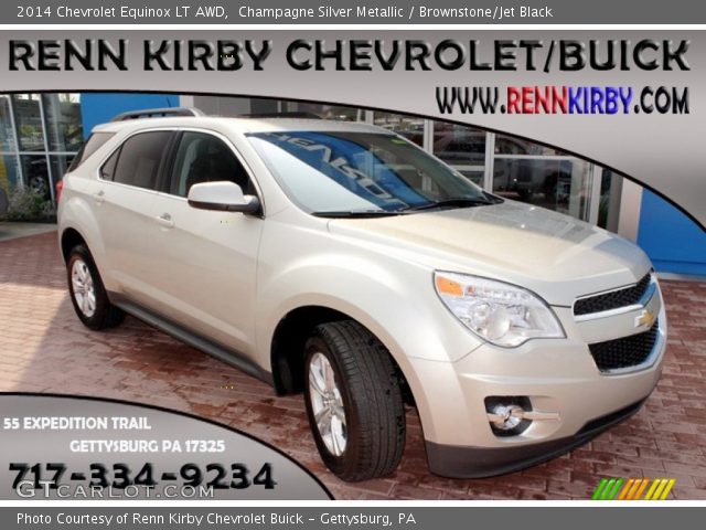 2014 Chevrolet Equinox LT AWD in Champagne Silver Metallic