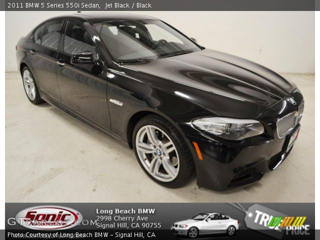2011 BMW 5 Series 550i Sedan in Jet Black