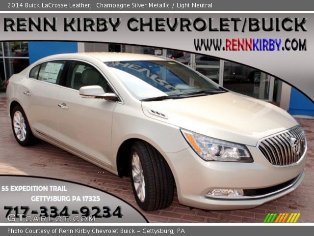 2014 Buick LaCrosse Leather in Champagne Silver Metallic