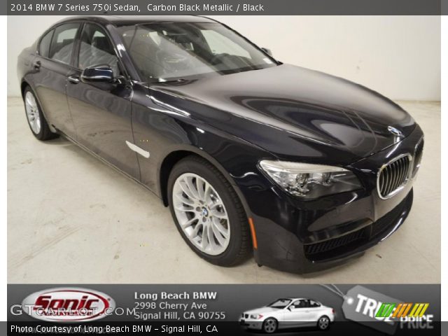2014 BMW 7 Series 750i Sedan in Carbon Black Metallic