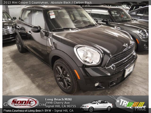 2013 Mini Cooper S Countryman in Absolute Black
