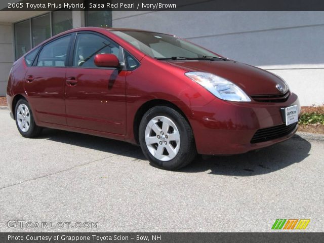 2005 Toyota Prius Hybrid in Salsa Red Pearl