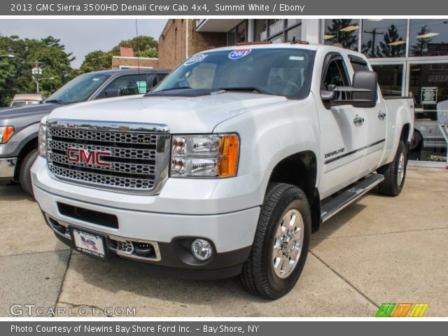 2013 GMC Sierra 3500HD Denali Crew Cab 4x4 in Summit White