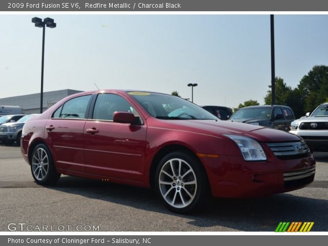 2009 Ford Fusion SE V6 in Redfire Metallic