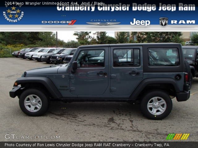 2014 Jeep Wrangler Unlimited Sport 4x4 in Anvil